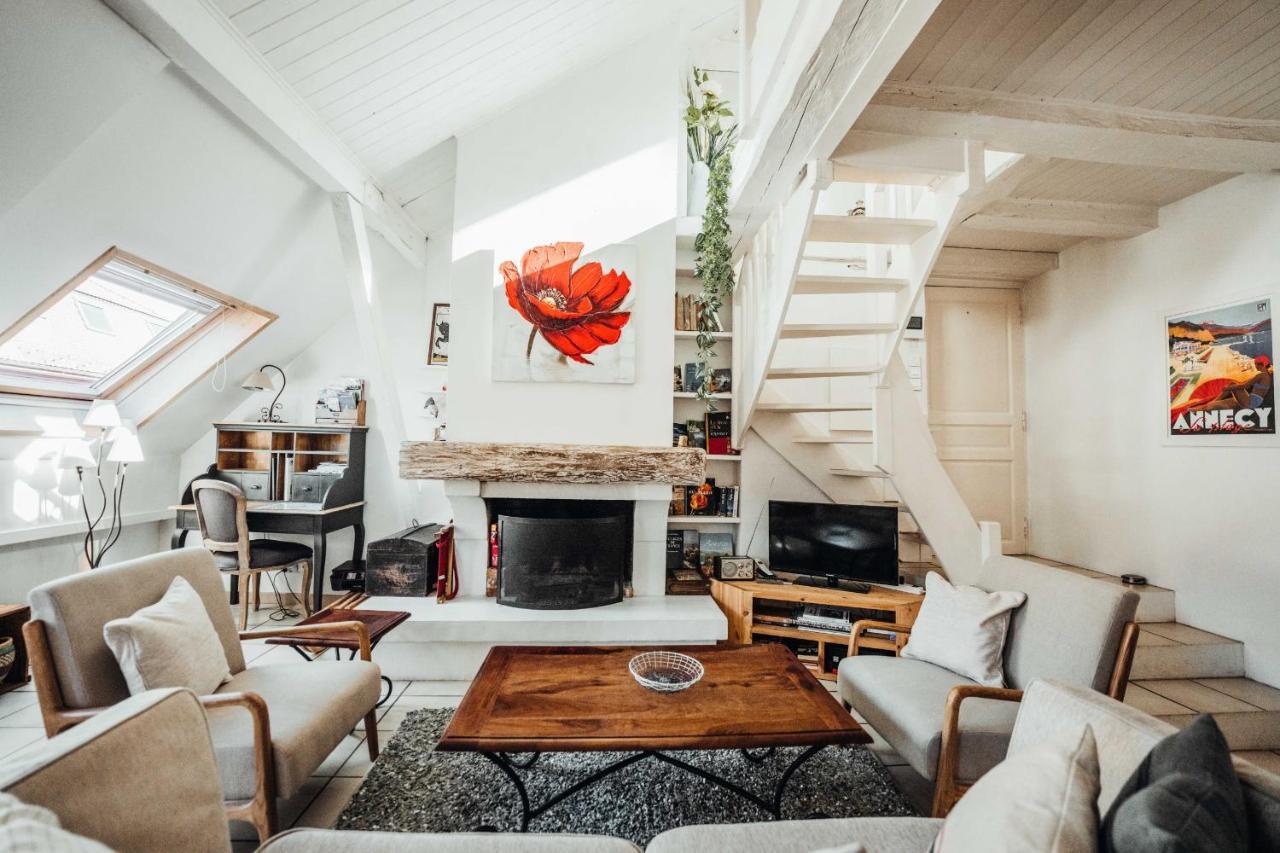 Ferienwohnung Le White Flat Exceptionnel Proche Lac Annecy Exterior foto