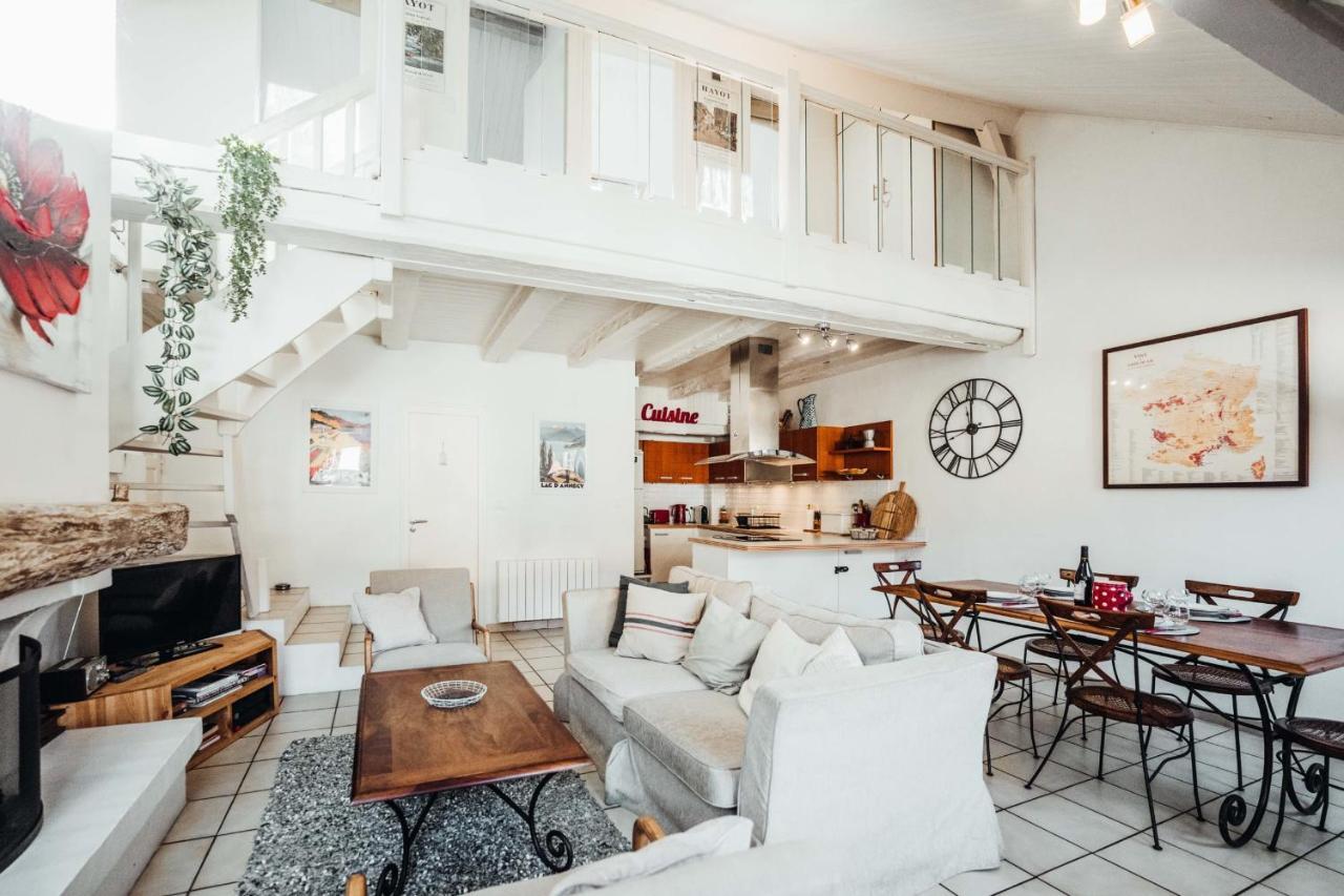 Ferienwohnung Le White Flat Exceptionnel Proche Lac Annecy Exterior foto